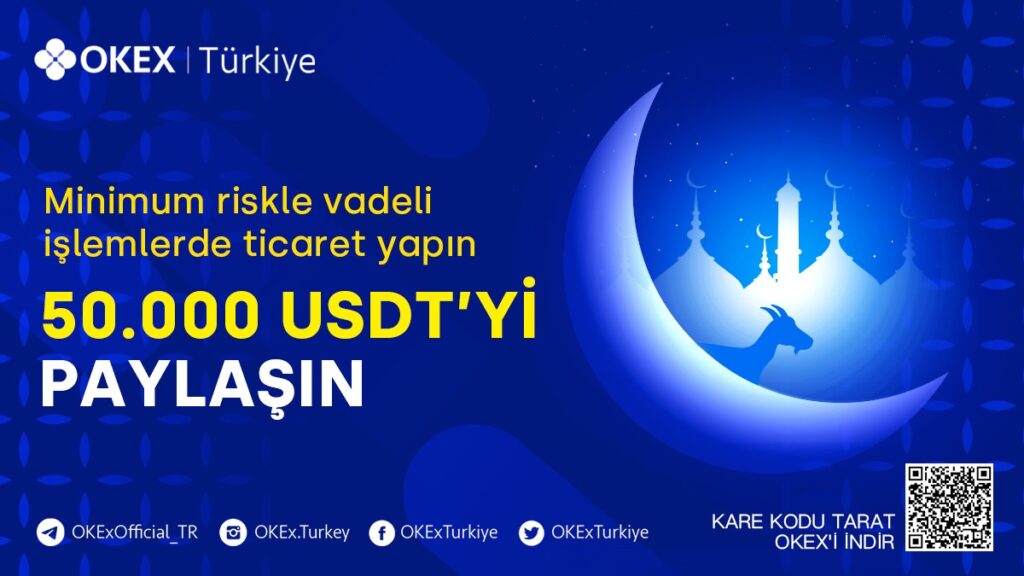 OKEx’ten Minimum Riskle Vadeli İşlem ve Kurban Bayramı’na Özel 50.000 $ Ödül Havuzu