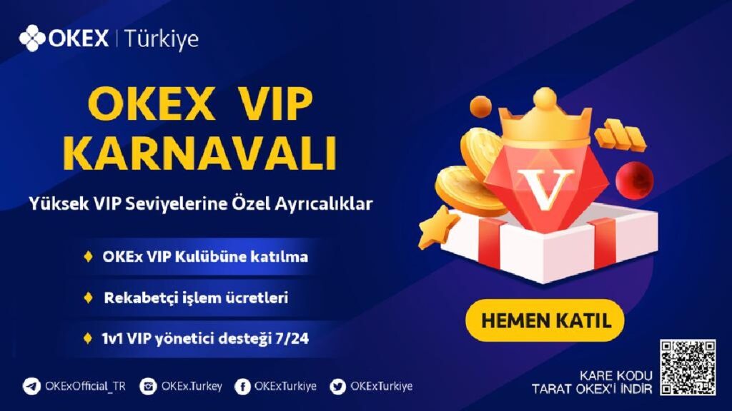 OKEx VIP Karnavalı: Ücretsiz Deneme Sürümü Daha Yüksek VIP Seviyesine Yükseltildi