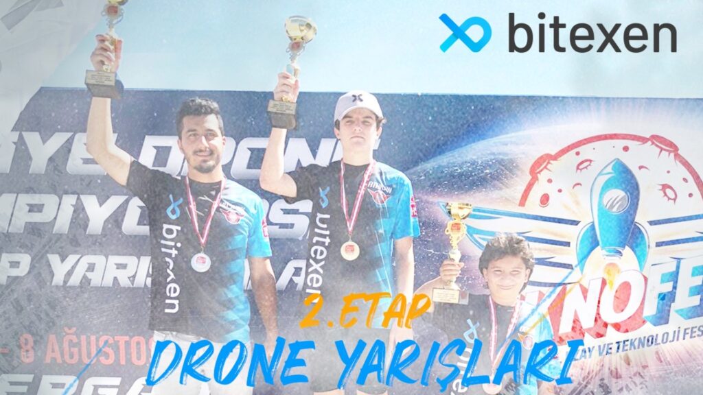 Drone Yarışçıları Spor Kulübü Bitexen’le Kupa Kaldırdı