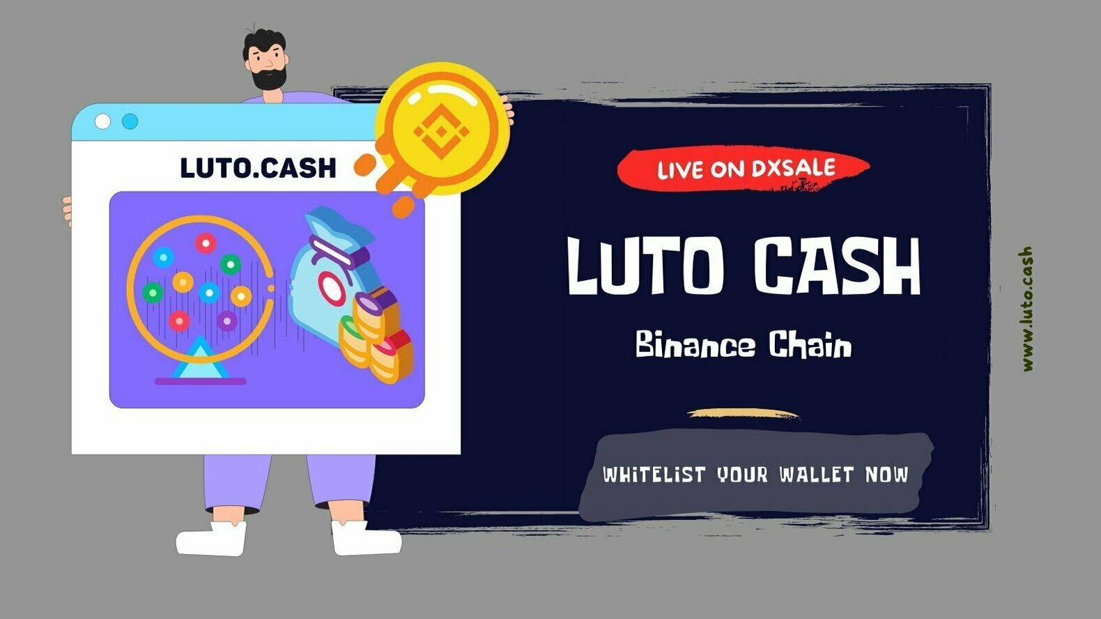 LUTO CASH Token, İlk Satış Turunu DEX’te Başlatacak