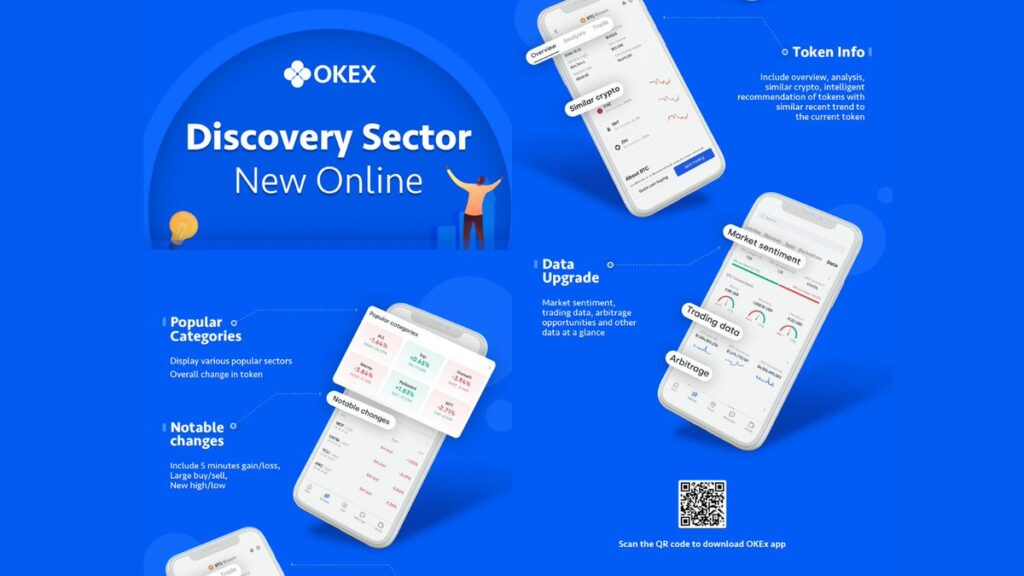 OKEx Mobil Uygulamasının Yeni Özelliği: Discover