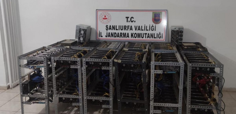 Şanlıurfa’da Yasa Dışı Kripto Para Üretimi Yapılan Yere Baskın Düzenlendi