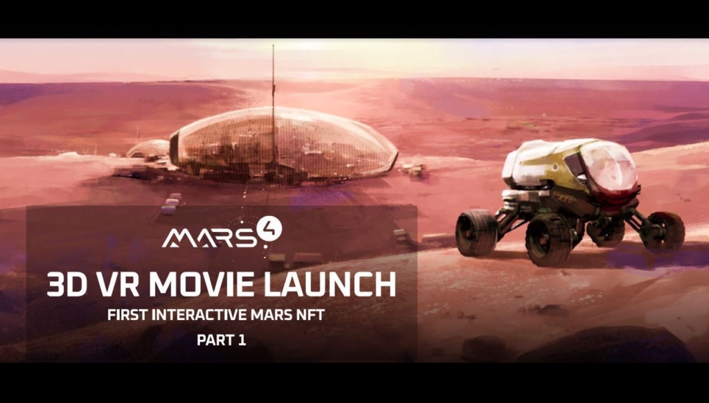 Mars4, Dünyanın İlk Etkileşimli NFT’sini Duyurdu: Mars’ta VR Filmi!