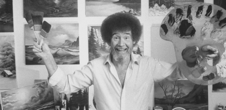 unlu-ressam-bob-ross-un-tablosunun-nft-si-acik-artirma-ile-satilacak - Crypto Turkey Ünlü Ressam Bob Ross’un Tablosunun NFT’si, Açık Artırma ile Satılacak