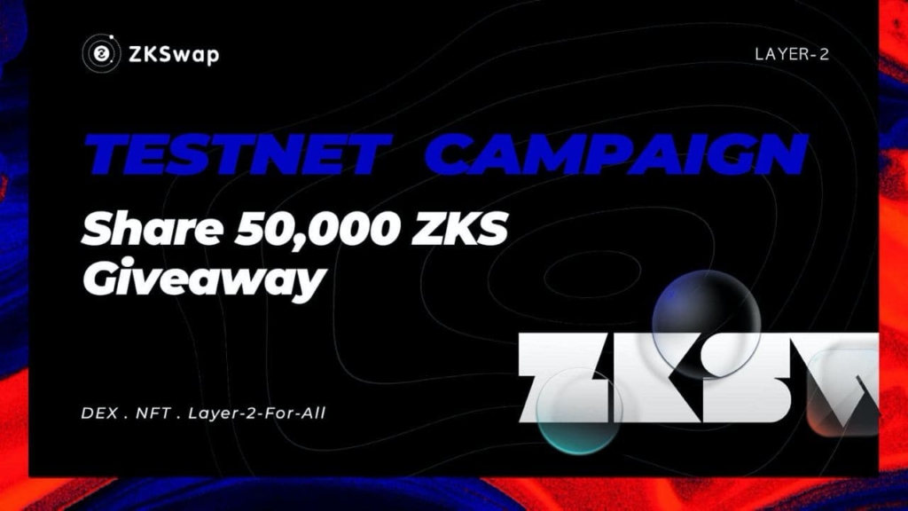 ZKSwap V3 Testnet Kullanıcılarına 50.000 ZKS Veriyor