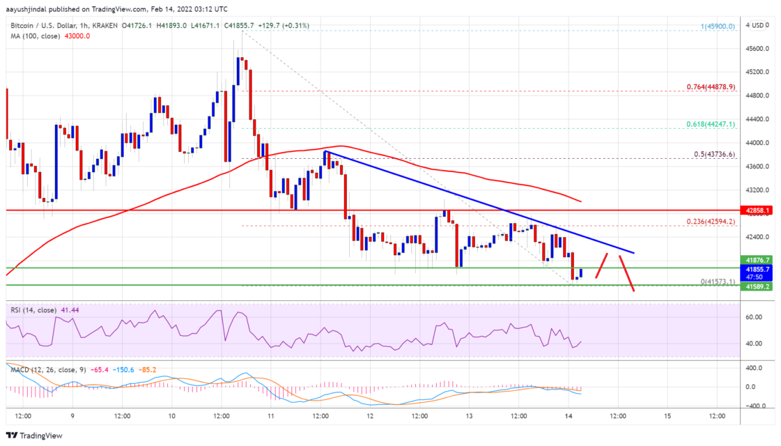 bitcoin btc fiyat analizi daha fazla duser mi 14 subat 2022 6