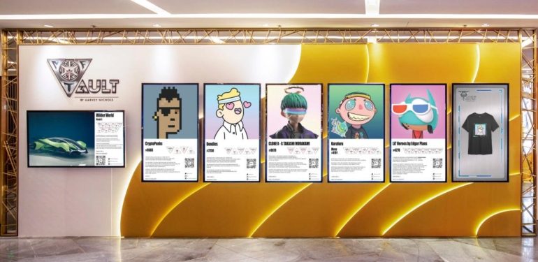 buyuk-ingiliz-magazasi-harvey-nichols-hong-kong-da-nft-alani-acti - Crypto Turkey Büyük İngiliz Mağazası Harvey Nichols, Hong Kong’da NFT Alanı Açtı