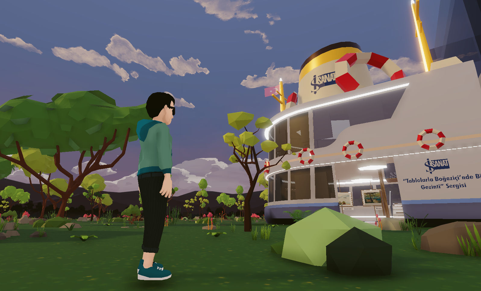 İş Sanat, Decentraland’de Sergi Açtı: “Tablolarla Boğaziçi’nde Bir Gezinti” 