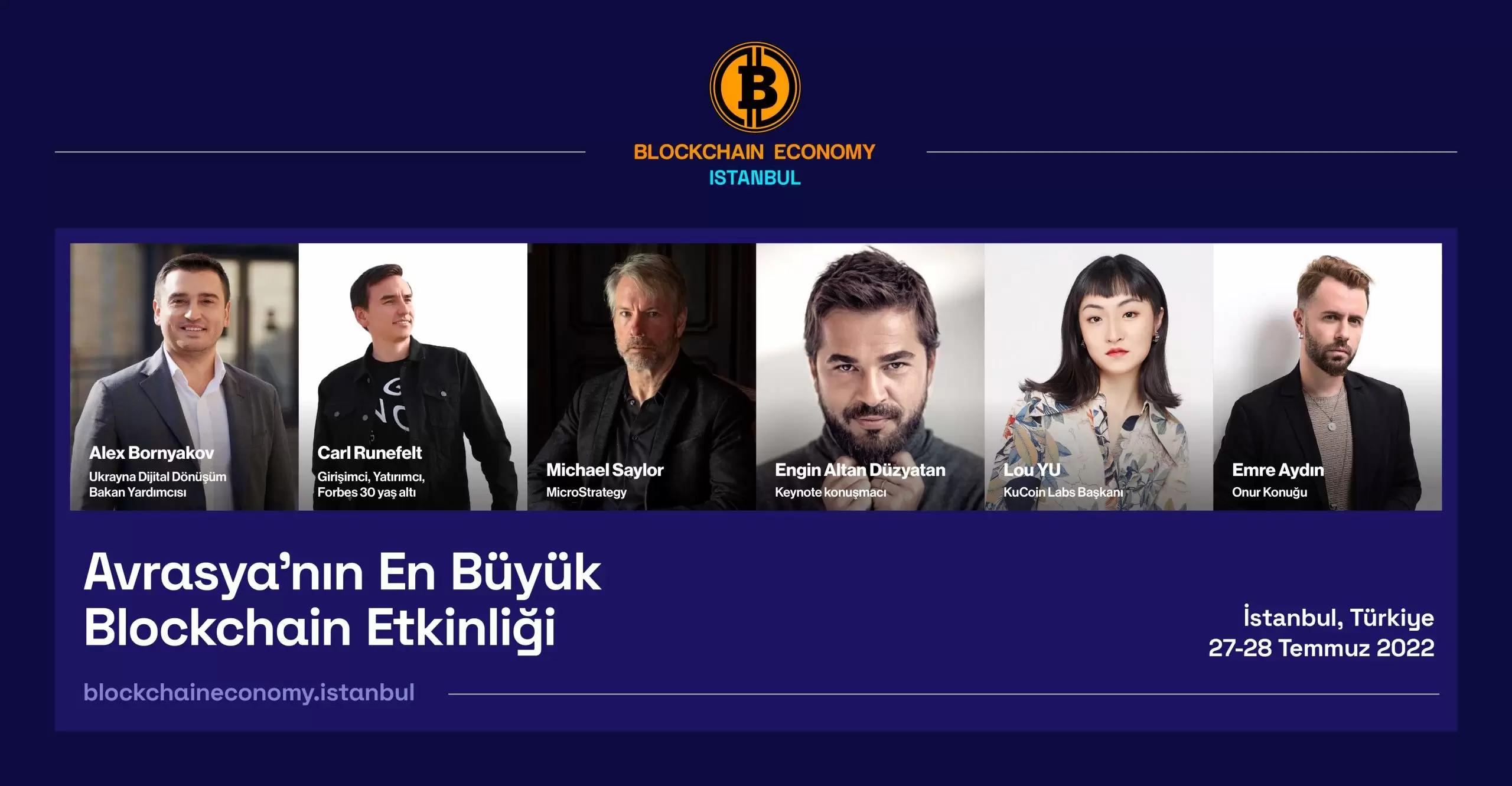 Blockchain Economy Istanbul’da Birbirinden Ünlü İsimler Olacak!