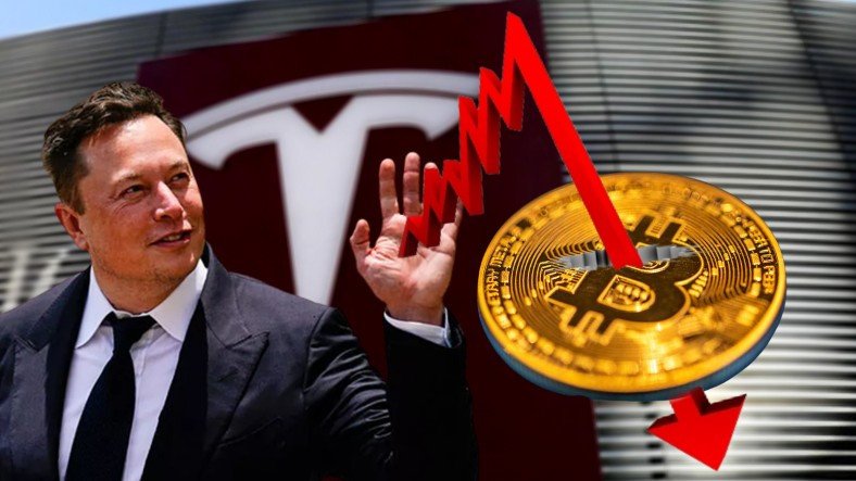 Tesla Elindeki Bitcoin'lerin Çoğunu Sattığını Açıkladı: Bitcoin Çakıldı!