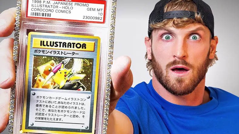 YouTuber Logan Paul, Dünyanın En Pahalı Pokemon Kartını NFT’ye Dönüştürdü (Sadece Kartın Fiyatı X Milyon Liraydı)