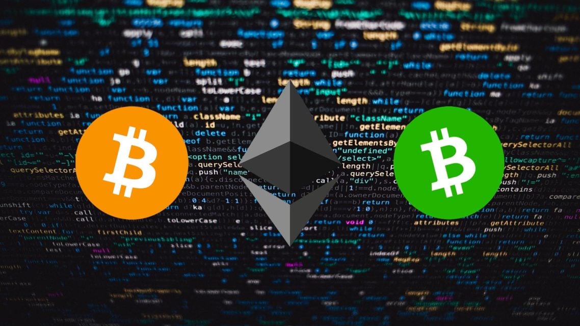 bitcoin ve ethereum