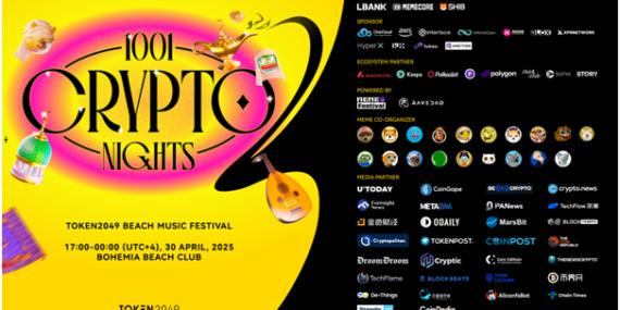 1001 Crypto Nights: TOKEN2049 Dubai’de Gerçekleşecek En Görkemli Müzik Festivali